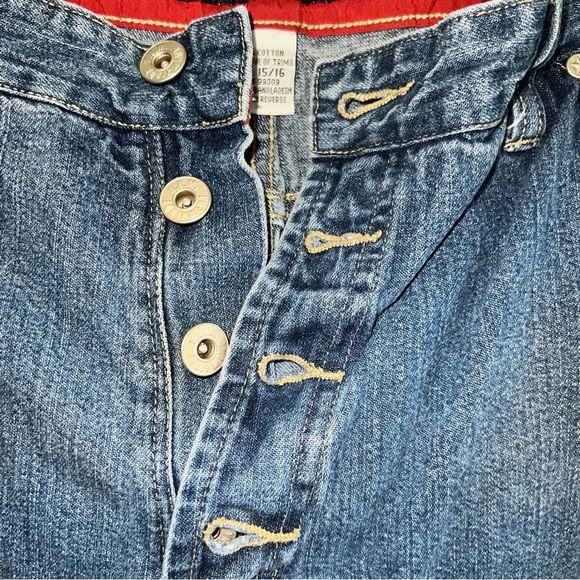 B.U.M. Equipment Women's 100% Cotton Jean Denim Painter Pants Trousers 15/16 - Picture 5 of 13